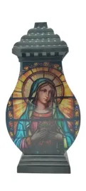 znicz-kapliczka-duza-z-witrazem-matki-boskiej