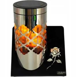 znicz-solarny-paris-led-srebrny-lampion