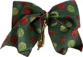 kokardki-bozonarodzeniowe-duze-zielone-w-kropki-6s