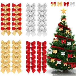 swiateczne-kokardki-na-choinke-60szt-4-kolory