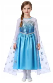 stroj-sukienka-kostium-frozen-elza-elsa-kraina-lodu-s-98-104