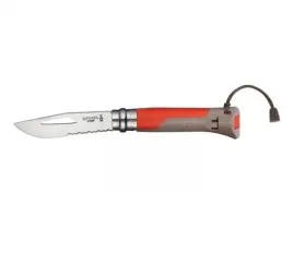 noz-skladany-turystyczny-opinel-no-8-inox-outdoor-earth-red-z-gwizdkiem