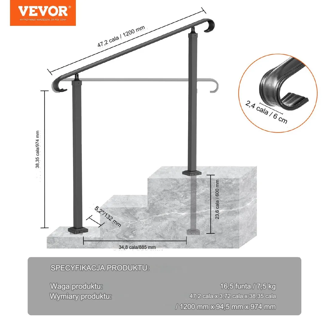 porecz-balustrady-na-2-3-schodki-stan-nowy