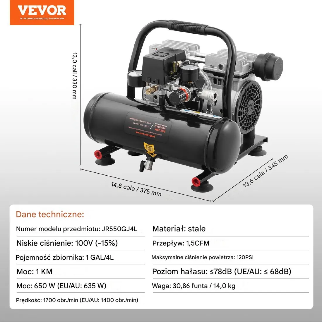 przenosny-kompresor-powietrza-750-w-4-l-stan-nowy