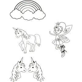 folia-termokurczliwa-4ark-a6-jednorozce