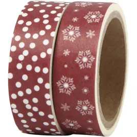 tasmy-washi-sniezynki-i-kropki-2x5-m