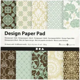 papiery-we-wzory-turkusowo-brazowe