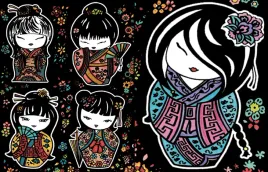 notatnik-welwetowy-a5-laleczki-kokeshi