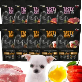 mokra-karma-dla-szczeniaka-tasty-dog-mini-junior-mix-smakow-150-g-x-10