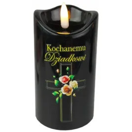 swieca-led-4-24-wax-kochanemu-dziadkowi-czarna-1-sztuka