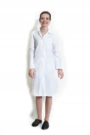 fartuch-laboratoryjny-medyczny-damski-mocny-bialy-zatrzaski-lekarski