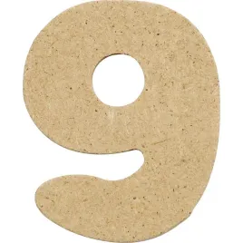 cyfra-9-z-mdf-h-4-cm-10-szt