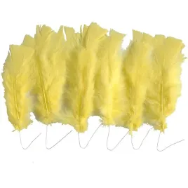 piora-w-kepkach-zolte-l-11-17cm-18-szt