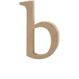 litera-b-z-mdf-h-13-cm