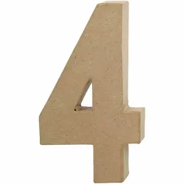 cyfra-4-z-papier-mache-h-205-cm