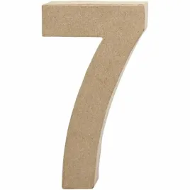 cyfra-7-z-papier-mache-h-205-cm