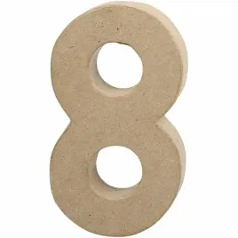 cyfra-8-z-papier-mache-h-205-cm