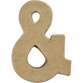 znak-and-z-papier-mache-h-10-cm