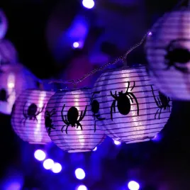 girlanda-fioletowa-lampiony-pajak-2m-10-diod-led