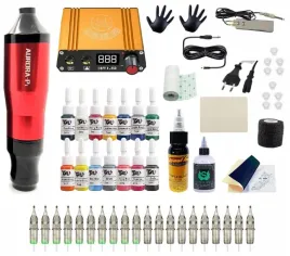 zestaw-maszynka-do-tatuazu-pen-rotacyjna-tusz-kartridze-tusz-czarny