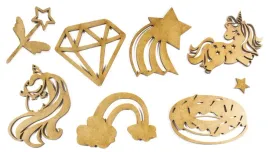 drewniane-ozdoby-jednorozce