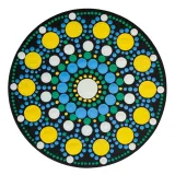 malowanie-kropkami-duo-kolo-10-cm-stan-nowy