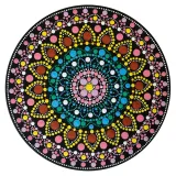 malowanie-kropkami-duo-kolo-30-cm-stan-nowy