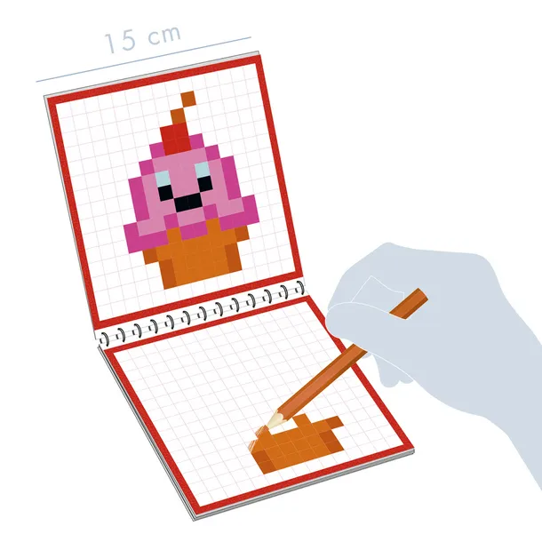 kolorowanki-pixel-slodkosci-marka-clairefontaine