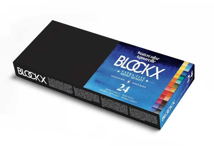 farby-akwarelowe-24-polkostki-blockx-marka-clairefontaine