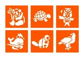 zestaw-6-szablonow-zwierzeta-pod-ochrona