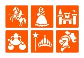 zestaw-6-szablonow-ksiezniczki-i-rycerze