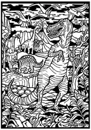 kolorowanka-welwetowa-a4-tyranozaur