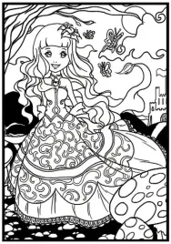 kolorowanka-welwetowa-a4-ksiezniczka