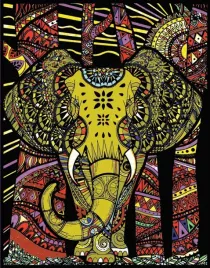 kolorowanka-welwetowa47x35-slon-indyjski