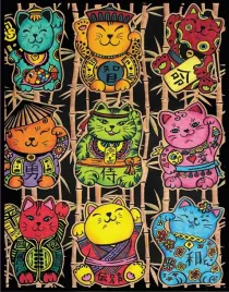 kolorowanka-welw-47x35-kotki-szczescia