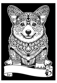 kolorowanka-welwetowa-a4-corgi