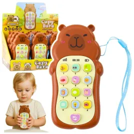 dzieciecy-telefon-edukacyjny-swiatla-dzwieki-melodie-kapibara-brazowy