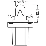 osram-zarowka-bax-12v-1-2w-bx8-5d-stan-nowy