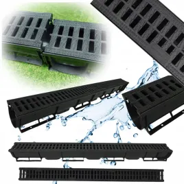 odwodnienie-liniowe-1m-z-rusztem-korytko-ruszt-plastik-do-kostki-brukowej