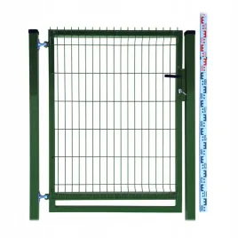 furtka-130cm-zielona-panelowa-dwa-slupki-ral6005-ogrodzeniowa-133cm