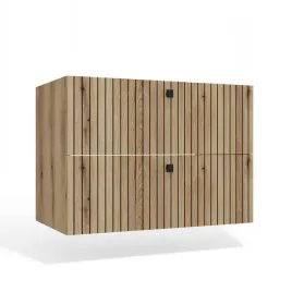 szafka-pod-umywalke-80cm-dab-evoke-ryflowana-wiszaca-2-szuflady-cichy-domyk