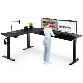 biurko-narozne-elektryczne-regulowane-czarne-gamingowe-regulacja-wysokosci