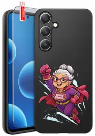 etui-do-samsung-s23-dla-babci-kolorowe-wzory-szklo-9h