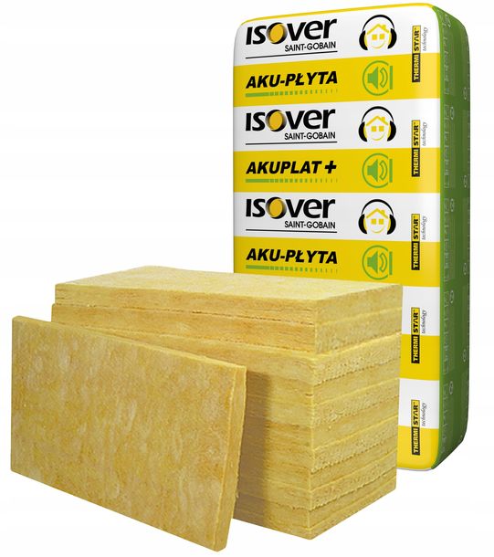 WEŁNA MINERALNA SZKLANA ISOVER 150mm AKU-PŁYTA 037 4,32m2
