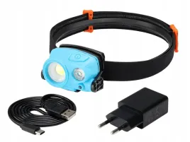 lampa-czolowa-3w-cob-led-400-lm-2w-smd-led-200-lm-akumulatorowa