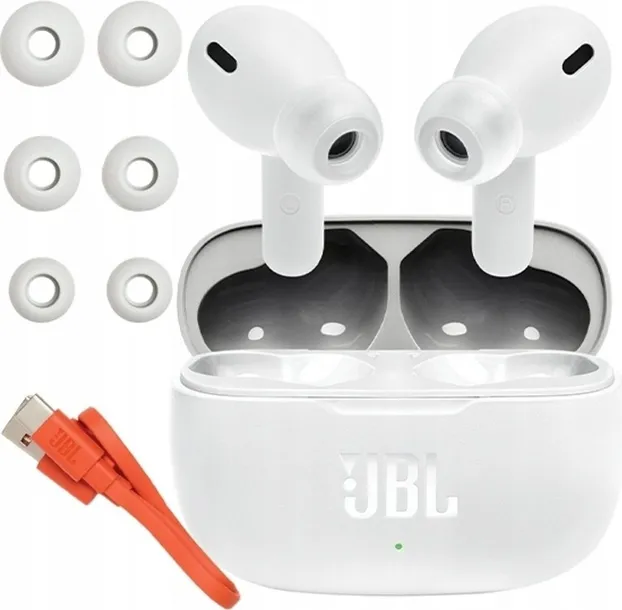Słuchawki Jbl Wave 200 TWS Bluetooth Bezprzewodowe Białe