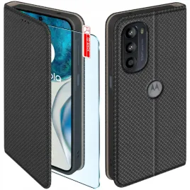 etui-magnet-do-motorola-g52-zamykane-czarne-futeral-szklo-9h