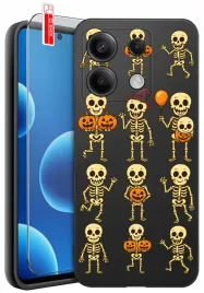 etui-do-xiaomi-redmi-note-14s-wzory-czaszka-szkielet-halloween-case-szklo