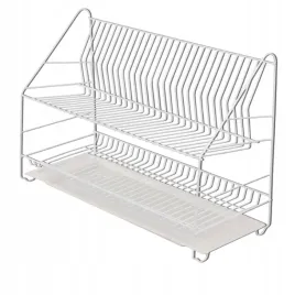 suszarka-50x40cm-ociekacz-do-naczyn-dwupoziomowa-stojaca-biala-solidna