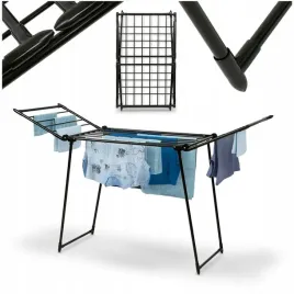 suszarka-balkonowa-na-pranie-ogrodowa-czarna-stalowa-konighoffer-megan